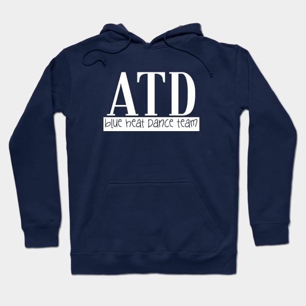 ATD Blue Heat cutout Hoodie by allthatdance